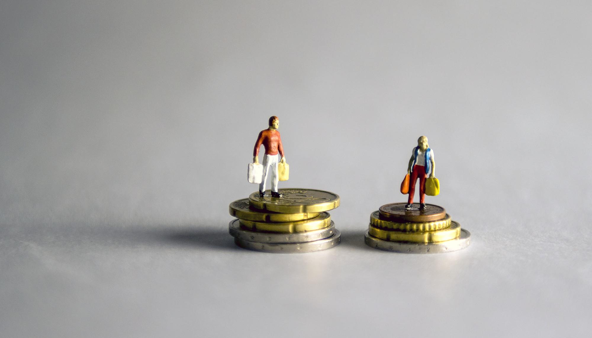 Brecha salarial ilustración